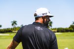 LIV Golf star Dustin Johnson wears a Magellan Jets logo on his shirt.